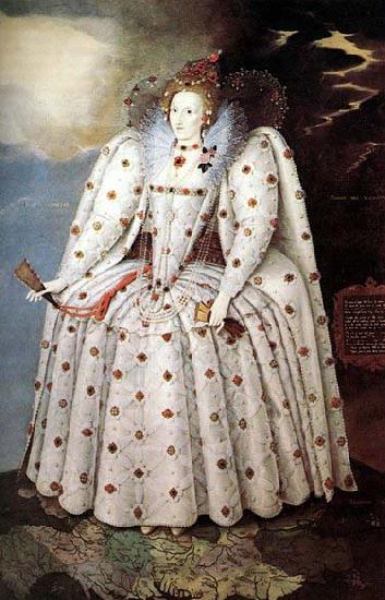 Marcus Gheeraerts Portrait of Queen Elisabeth I China oil painting art